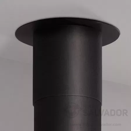 Um toque final perfeito: o remate do telhado combina funcionalidade e design para complementar sua lareira.