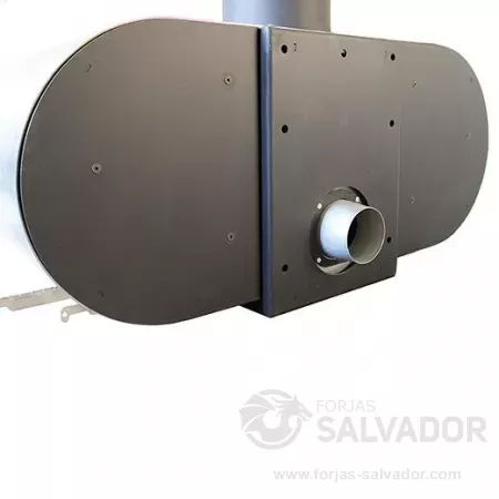 Eficiência externa: a entrada de ar garante uma combustão mais limpa e sustentável.