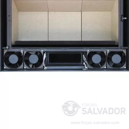 Eficiencia inteligente. Sus turbinas con dos velocidades automáticas y una manual garantizan un calor óptimo en cualquier situación.