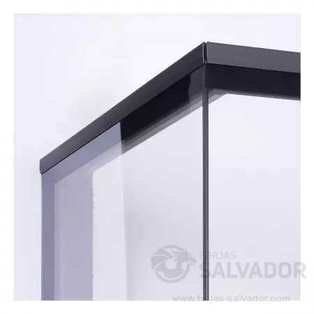 Cristal dividido Heat 50.52.70 Room divider interior negro