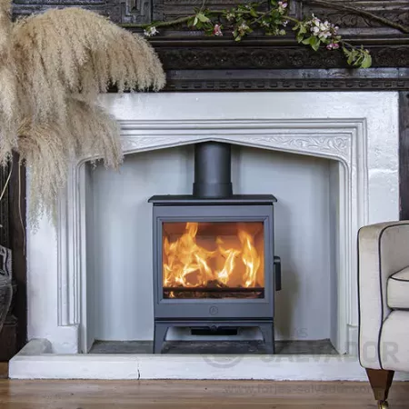 Charnwood Cranmore 7 detalle fuego