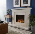 Chimenea eléctrica Charlton & Jenrick I560E Slimline en funcionamiento