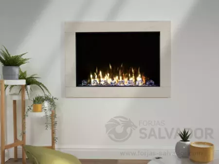 Chimenea eléctrica Charlton & Jenrick I790E Slimline dando calidez al hogar