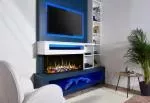 Chimenea eléctrica Charlton & Jenrick I1000E Deep en funcionamiento