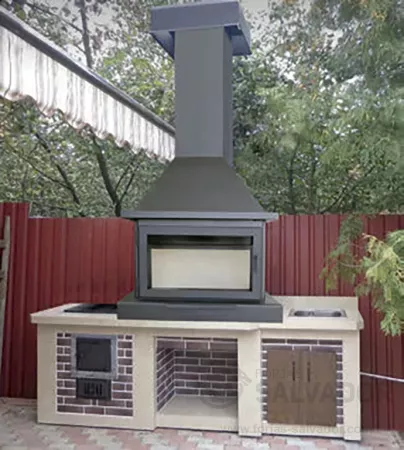 Barbacoa Astaná sin patas