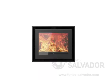 Design E609 negro marco 4 lados 2cm