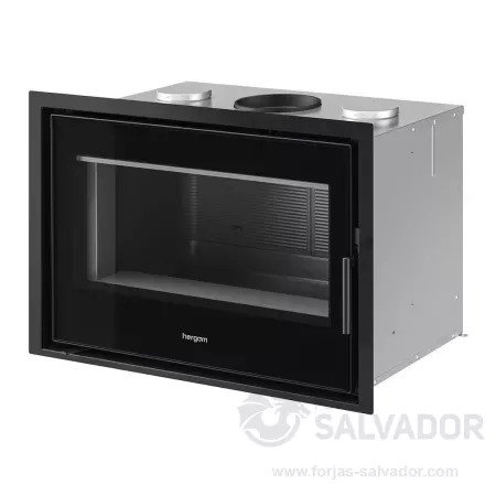 Insertable Hergom C-16/80 N HF mostrando su estructura de hierro fundido resistente y duradera.