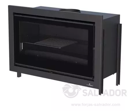 Chimenea Bronpi Paris 90 Vision: diseño elegante y moderno, ideal para calentar grandes espacios con eficiencia y estilo.