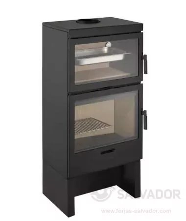 Horno de leña LL Calor LL-1180-1 Frontal con pie opcional