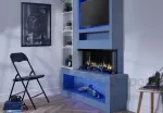 Chimenea eléctrica Charlton & Jenrick I920E Slimlineen funcionamiento