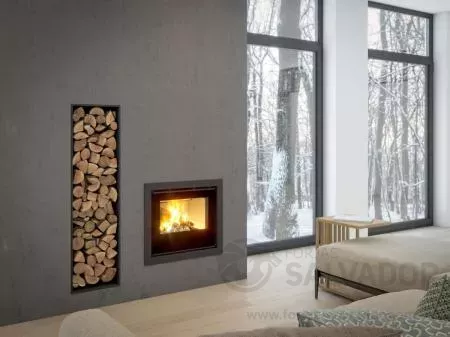 Disfruta del calor eficiente con el insertable Chama Premium I, ideal para cualquier ambiente.
