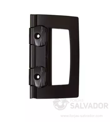 Maneta en color negro para puerta abatible
