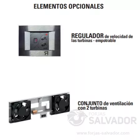 Elementos opcionales Atrium 80 TC