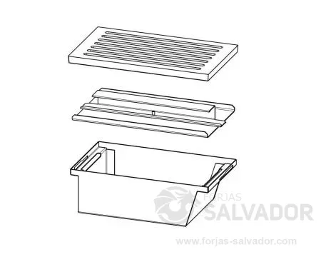Reja y cajón cenizas hogares de Austroflamm