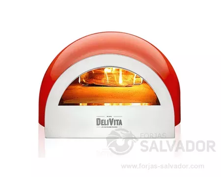 Delivita Horno de leña Chilli Red