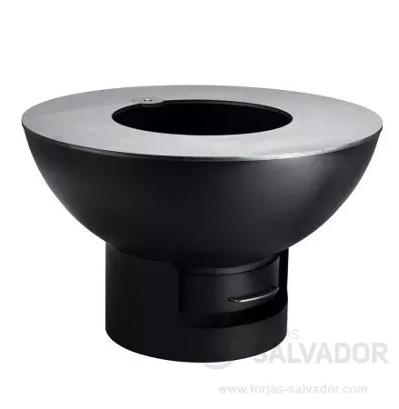 FiQ XL Ø105cm sobre columna XL baja color negro