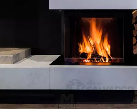 Diseño minimalista con doble marco