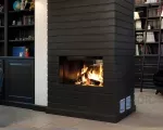 Hogar de leña LUNA DIAMOND 850 DH – diseño doble cara horizontal con visión envolvente del fuego