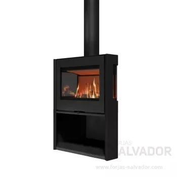Versión con leñero Black Sapphire