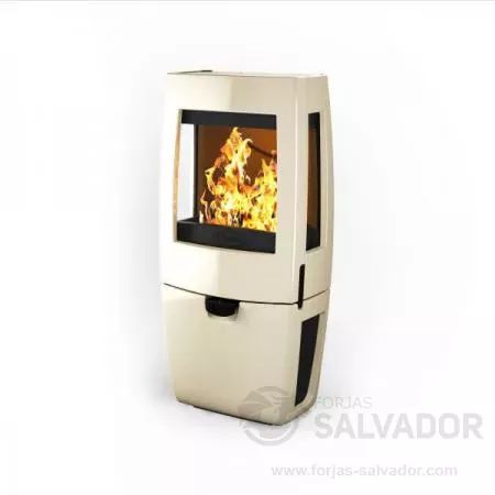 Esmaltada en crema.