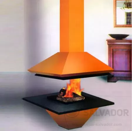 Traforart Gaia sin cerramiento en naranja