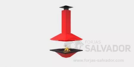 Traforart Gaia sin cerramiento en rojo