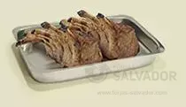 Bandeja para asar en acero inoxidable (de serie)