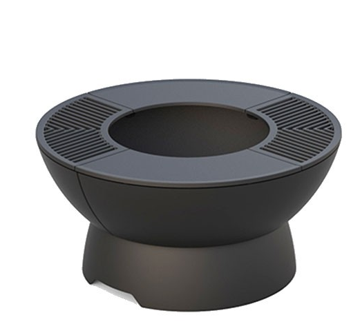Pitfires Hergom Fire pit sobre base baja