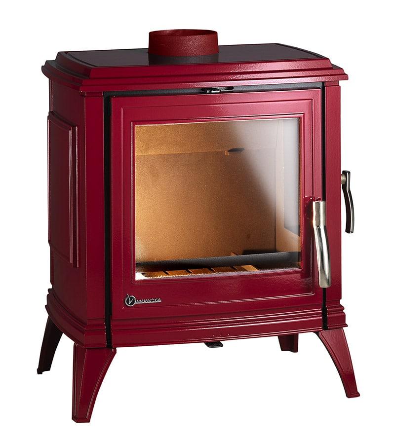 Estufa Invicta Sedan S Esmaltada Roja