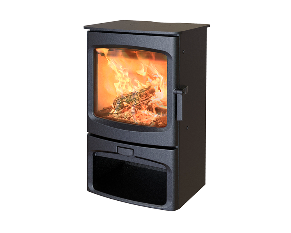 Estufa Charnwood Aire 05 con leñero