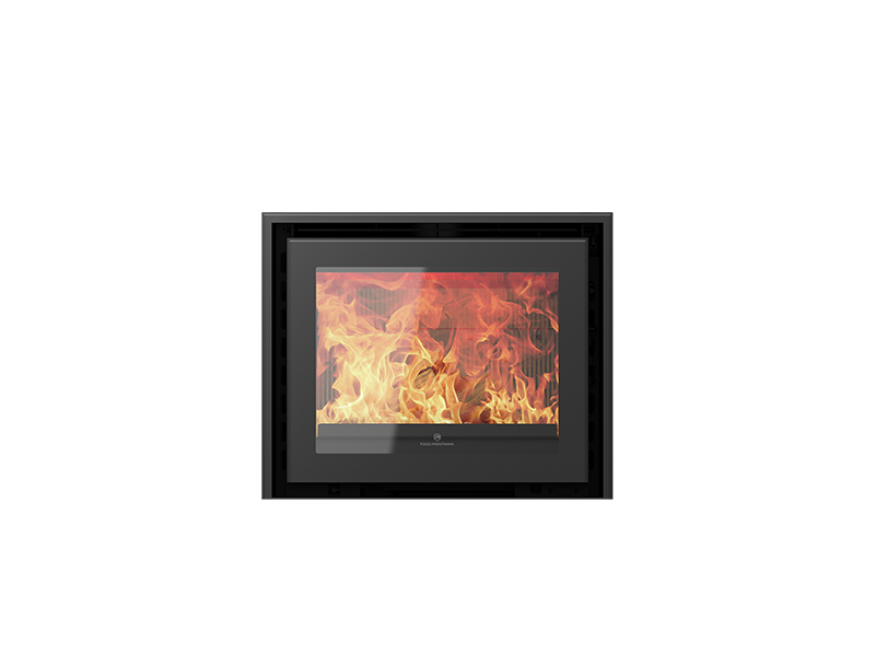 Insertable Fogo Montanha Design E609 Negro