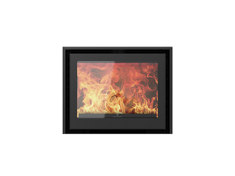 Insertable Fogo Montanha Design E709 Negro