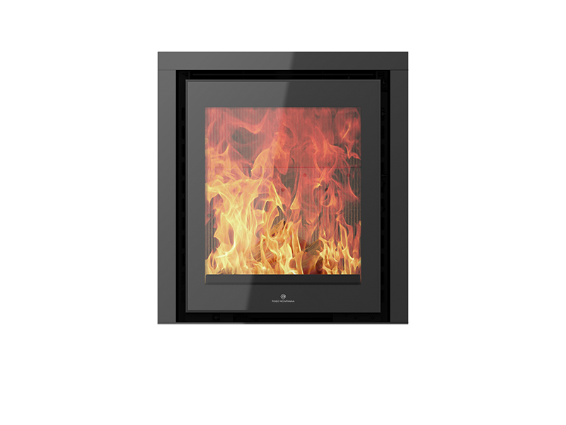 Insertable Fogo Montanha Design E609H Cristal