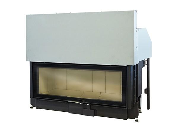 Hogar de puerta elevable Austroflamm 120X45S 2.0 Frontal Guillotina