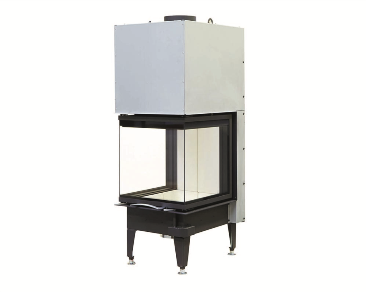 Hogar de puerta elevable Austroflamm 48X51X51 S3 2.0 3 caras Guillotina