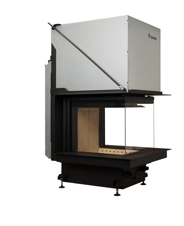 Hogar de puerta elevable A.Caminetti Crystal 3D 50/70