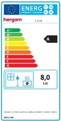 Chimenea eficiente y ecológica, ideal para hogares responsables.
