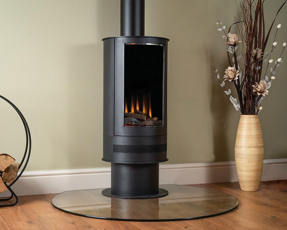 Estufa electrica British Fires Ashurst Barrel