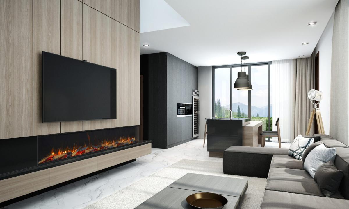 Chimeneas Electricas Trimline 220E Solus