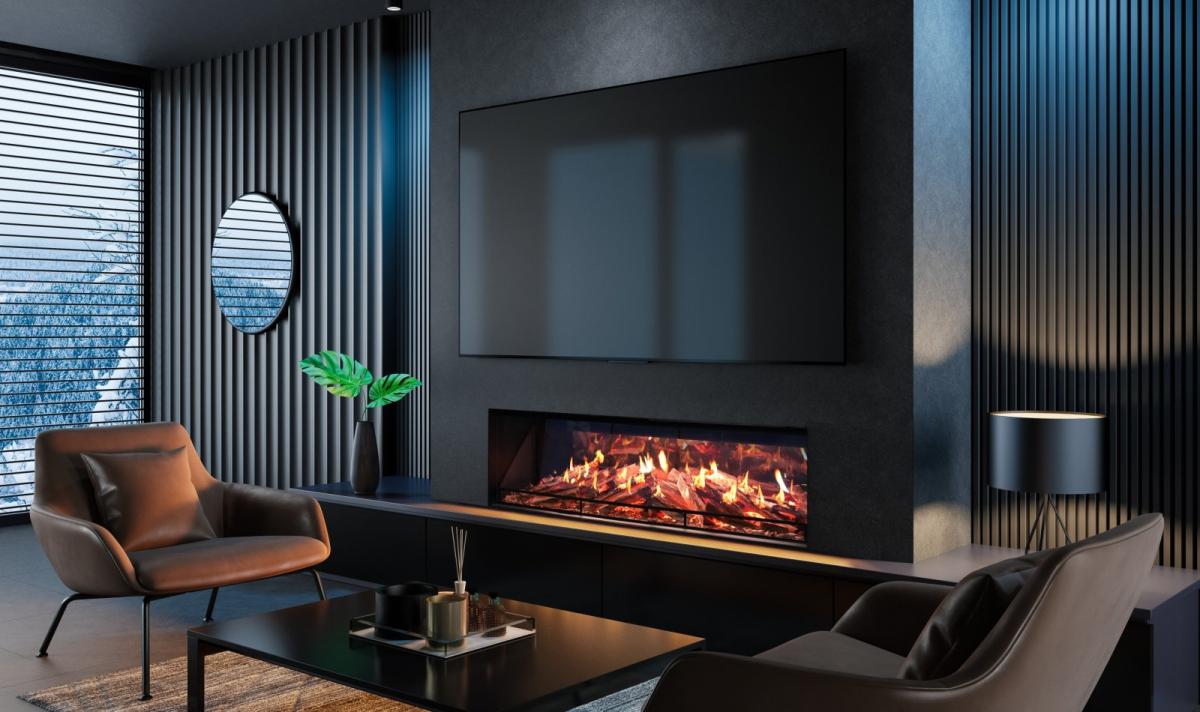 Chimenea eléctrica holográfica 3D Element4 Luxor 150 E