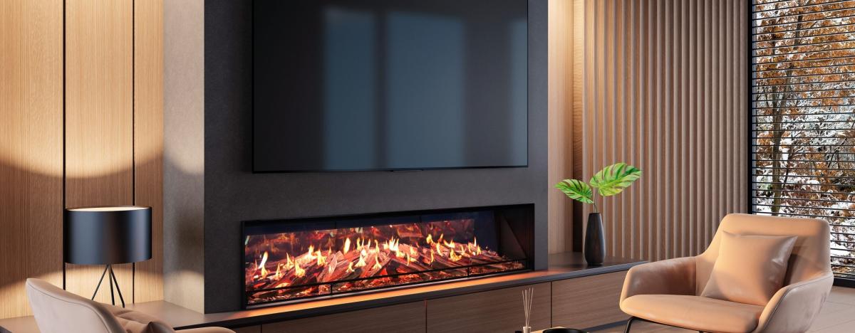 Chimenea eléctrica holográfica 3D Element4 Luxor 190 E
