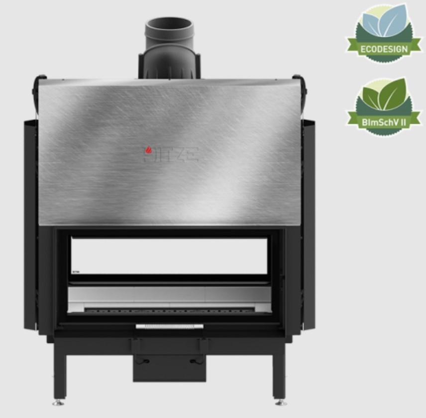 Hogar de puerta elevable Hitze Ardente Duo 90