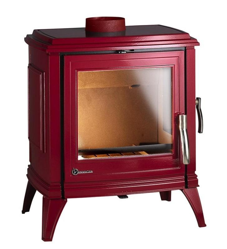 Estufa Invicta Sedan M Esmaltada Roja