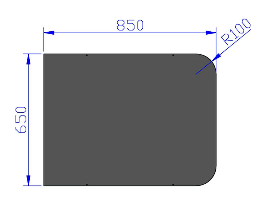 Accesorios y complementos Plancha de suelo Jotul 650x850 acero