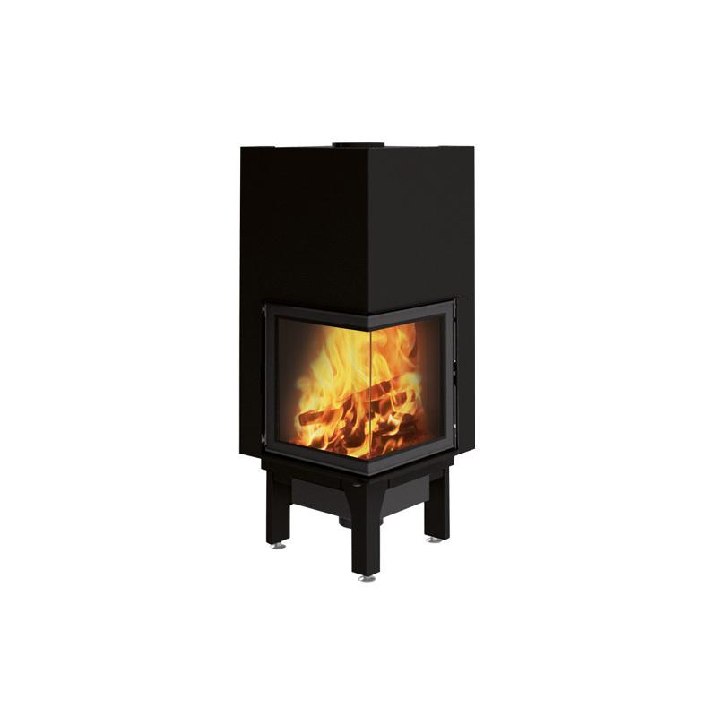Hogar de puerta elevable Edilkamin Windo2 50 Con turbina
