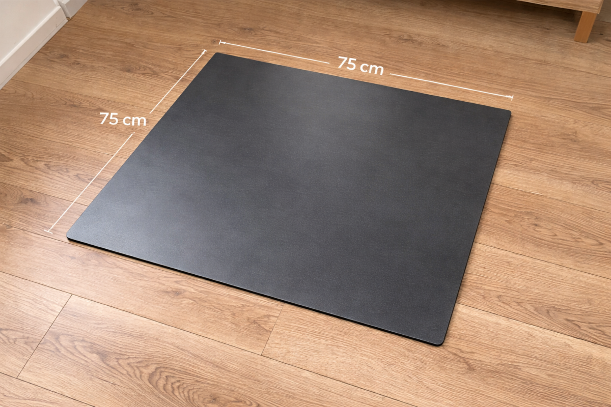 Accesorios y complementos Plancha de suelo 750 x 750 acero