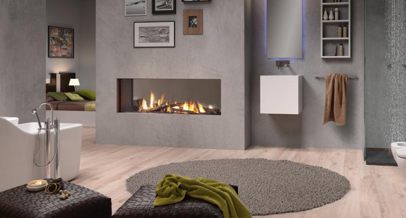 Chimeneas de Gas Chimenea MG 100/38 T - Dos Caras