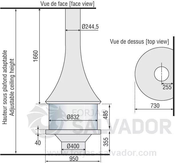 Plano de medidas JC Bordelet Marina 993 Mural