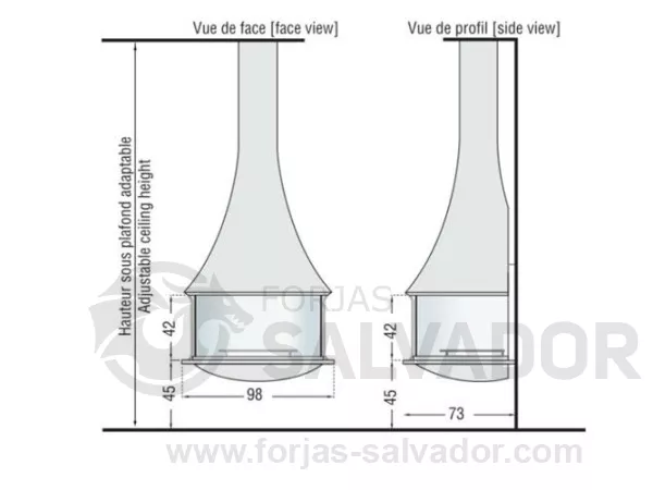 Plano de medidas JC Bordelet Zelia 908 Mural